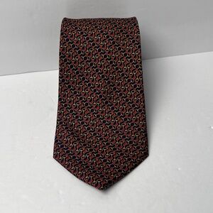 Brooks Brothers Makers All silk AOP Blue Red Gold Men’s Tie